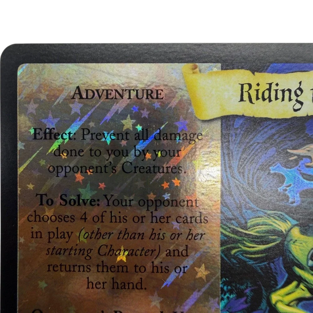 Harry Potter TCG Riding the Centaur 25/80 Rare Holofoil Card 2002 Wizards TCG